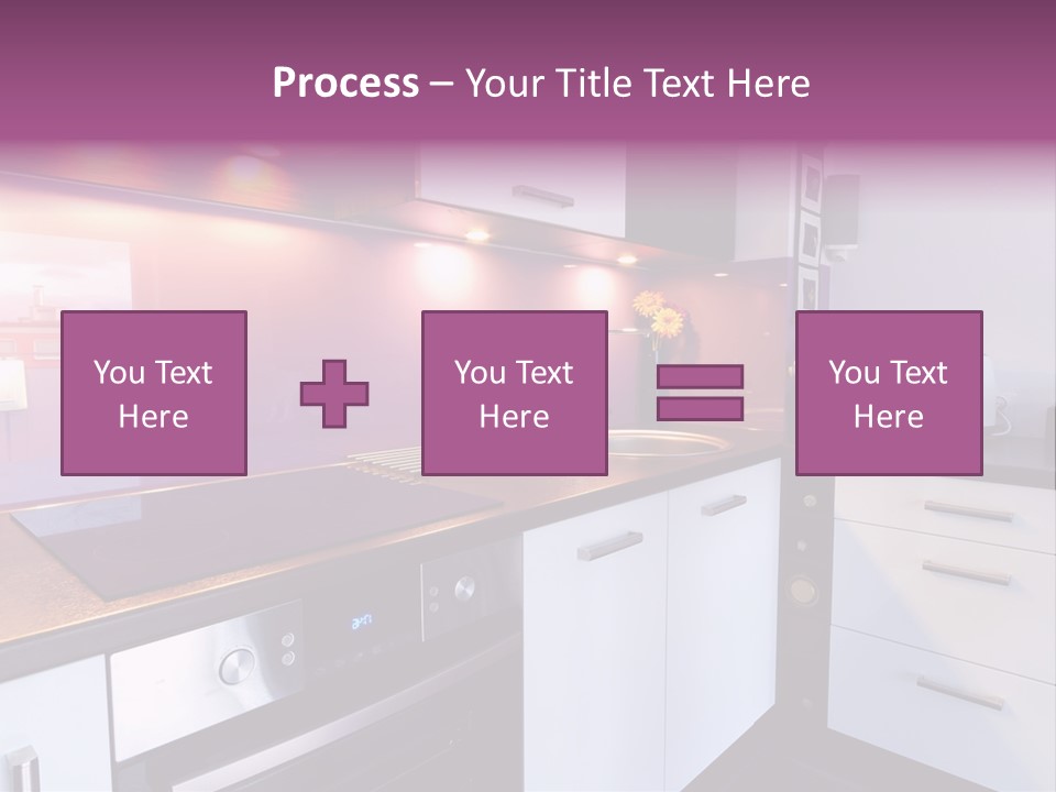 Indoor Light Kitchen PowerPoint Template