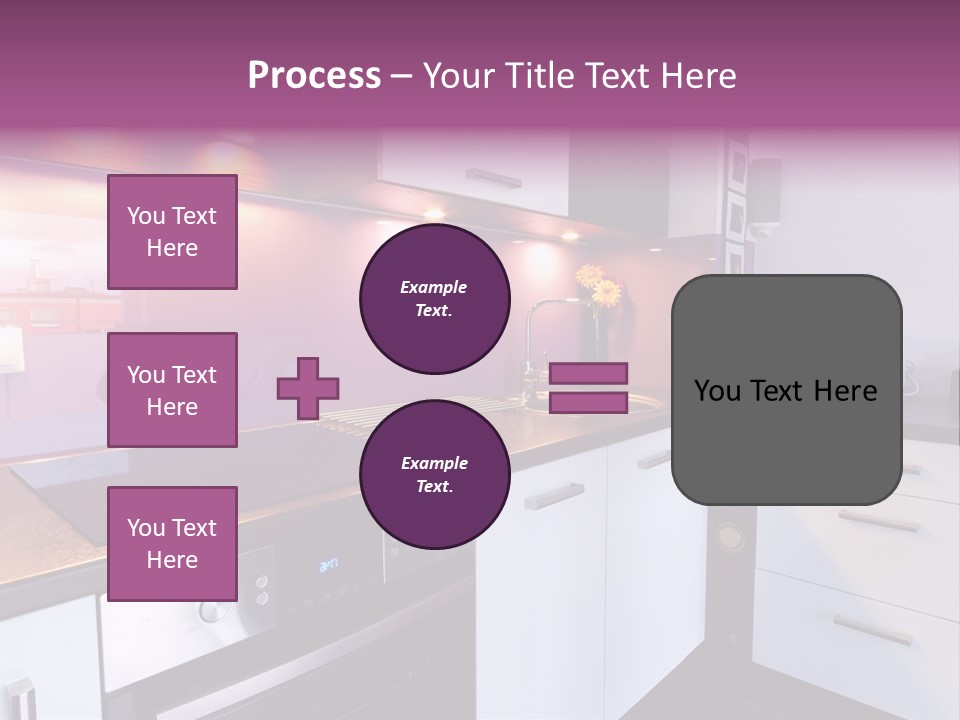 Indoor Light Kitchen PowerPoint Template