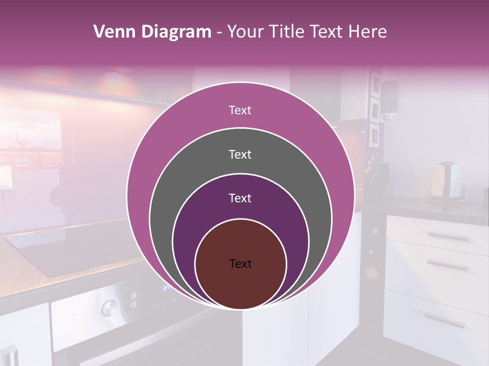 Indoor Light Kitchen PowerPoint Template