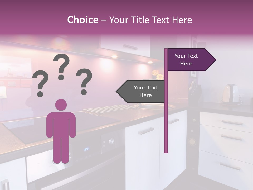 Indoor Light Kitchen PowerPoint Template