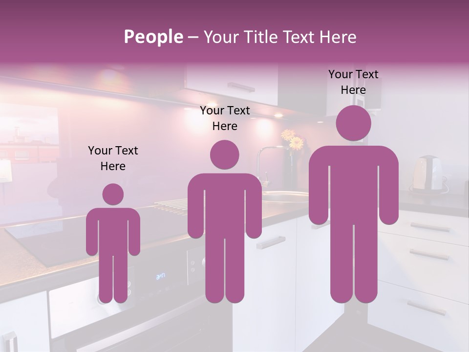 Indoor Light Kitchen PowerPoint Template