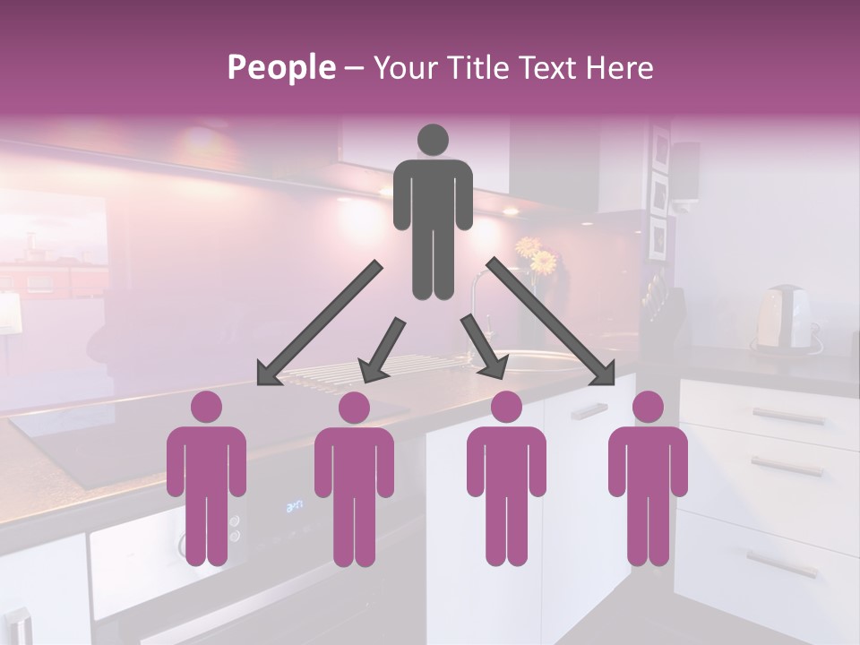 Indoor Light Kitchen PowerPoint Template