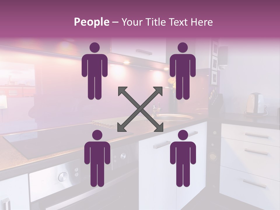 Indoor Light Kitchen PowerPoint Template