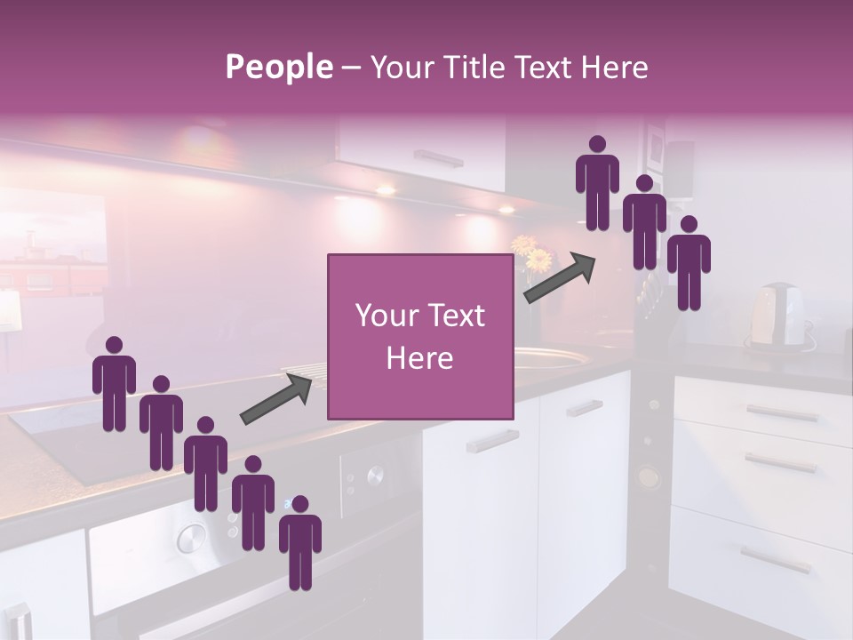 Indoor Light Kitchen PowerPoint Template