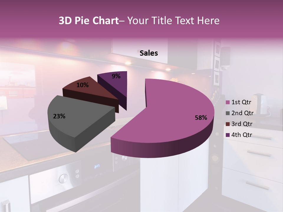 Indoor Light Kitchen PowerPoint Template