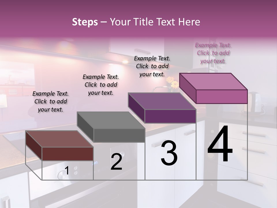 Indoor Light Kitchen PowerPoint Template