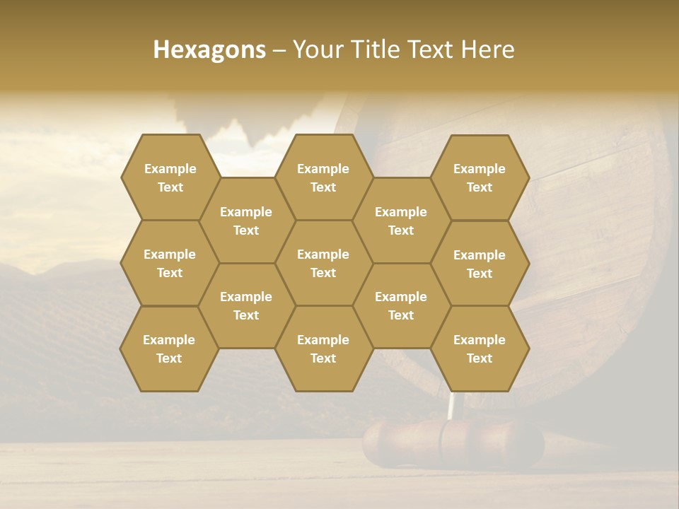 Nobody Wood Keg PowerPoint Template