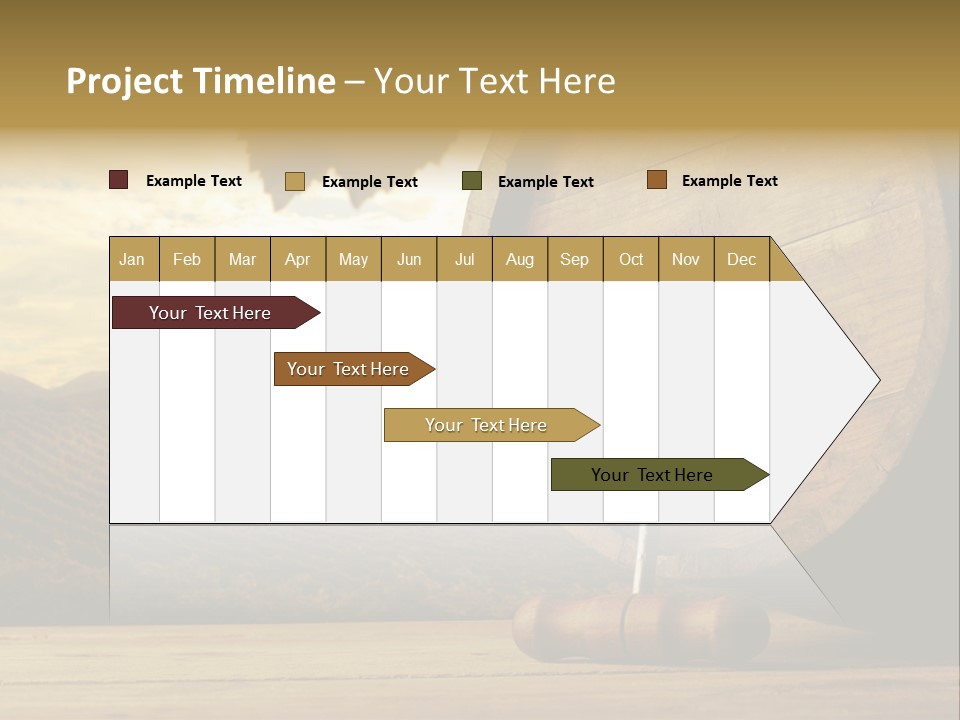 Nobody Wood Keg PowerPoint Template