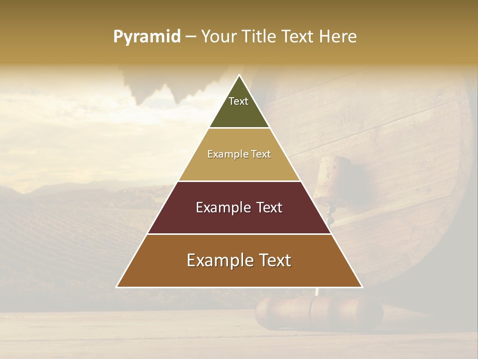 Nobody Wood Keg PowerPoint Template