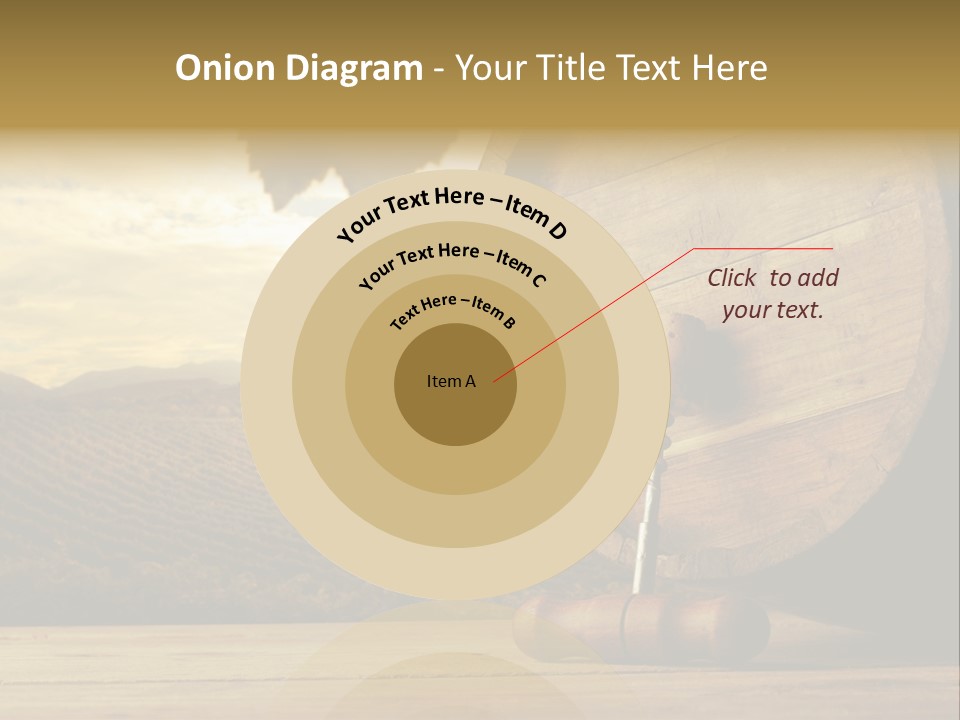 Nobody Wood Keg PowerPoint Template