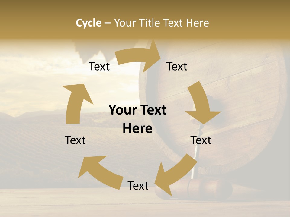 Nobody Wood Keg PowerPoint Template