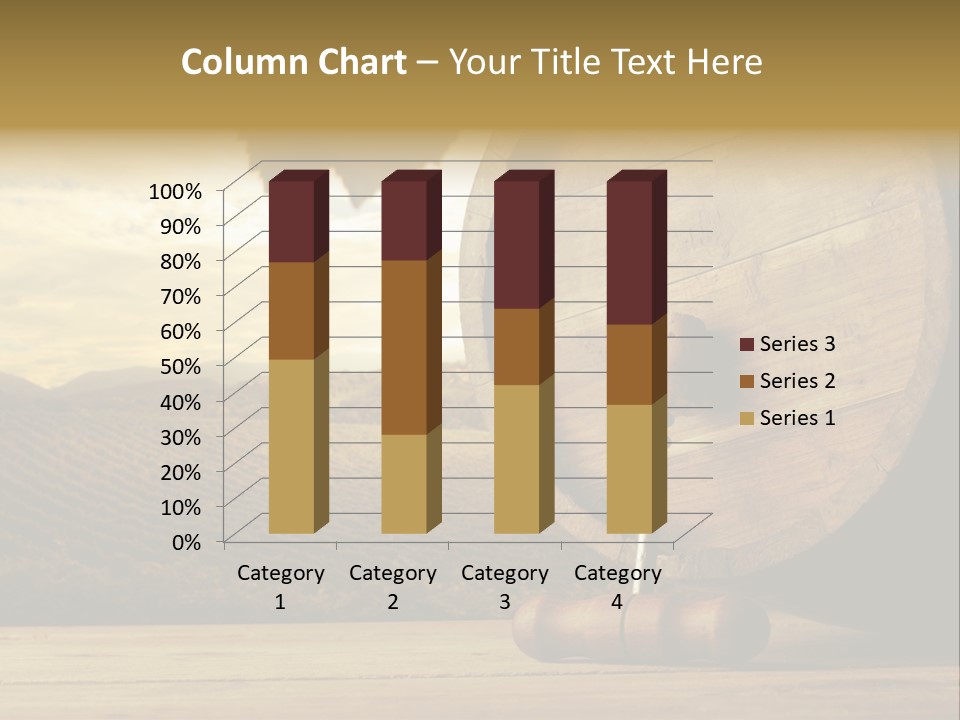 Nobody Wood Keg PowerPoint Template