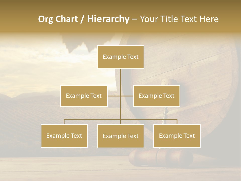 Nobody Wood Keg PowerPoint Template