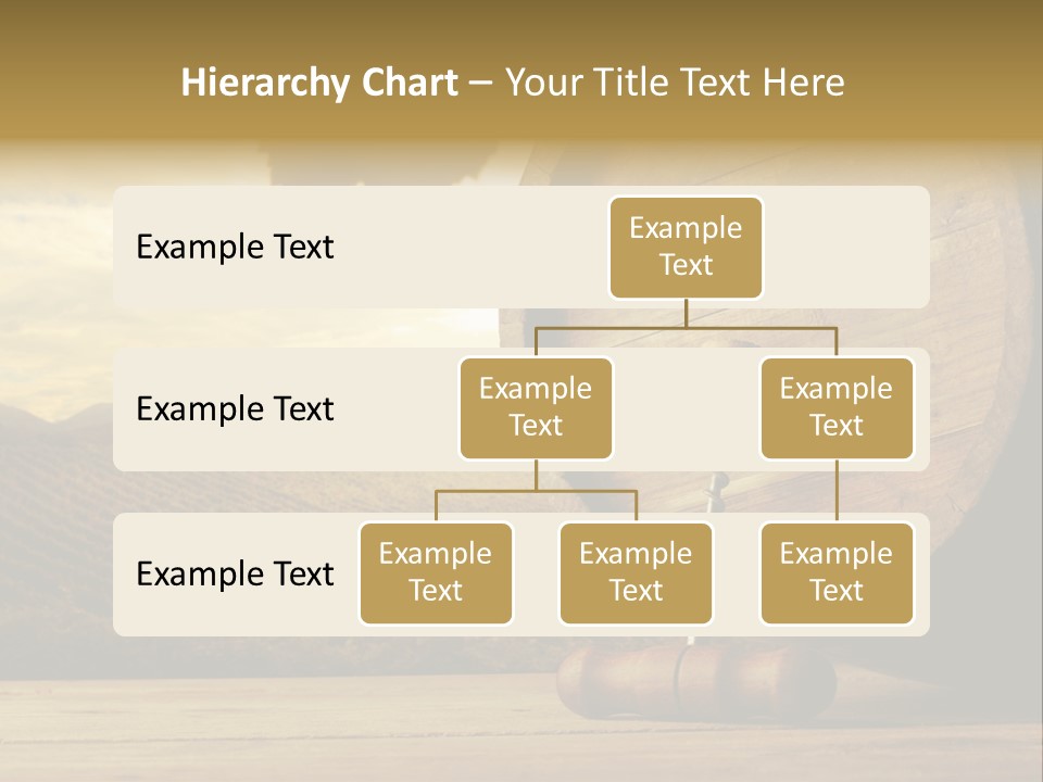 Nobody Wood Keg PowerPoint Template