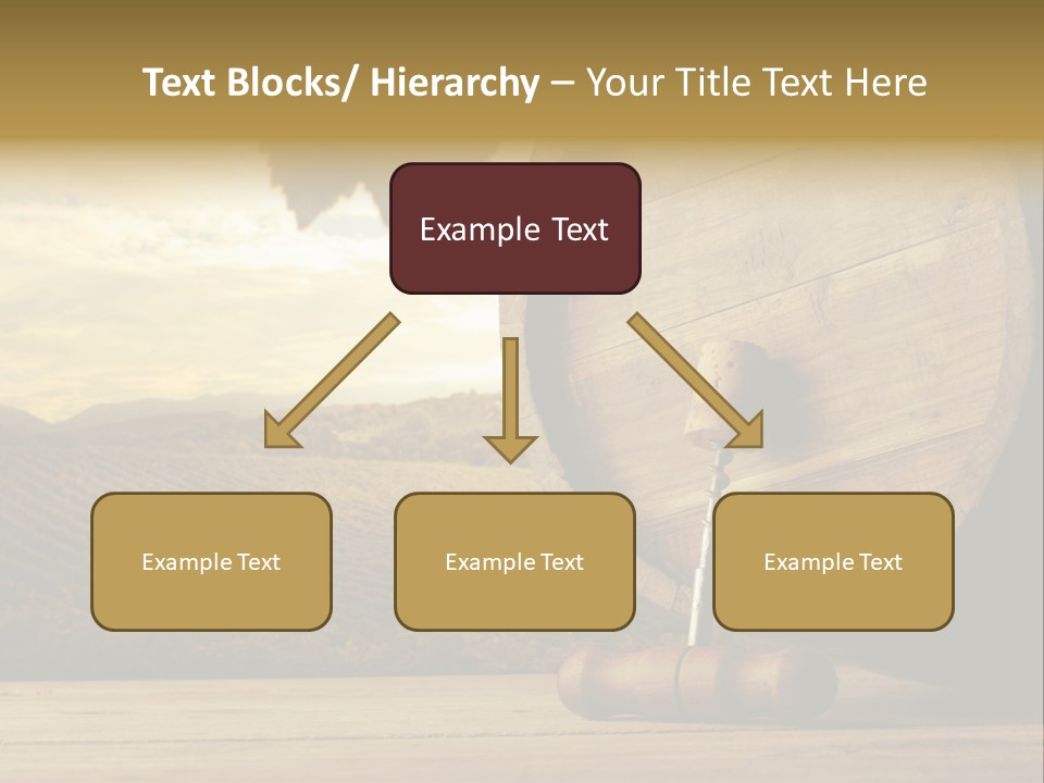Nobody Wood Keg PowerPoint Template