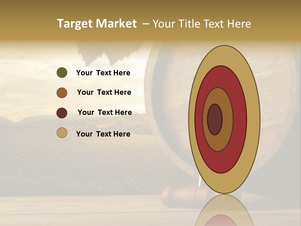 Nobody Wood Keg PowerPoint Template