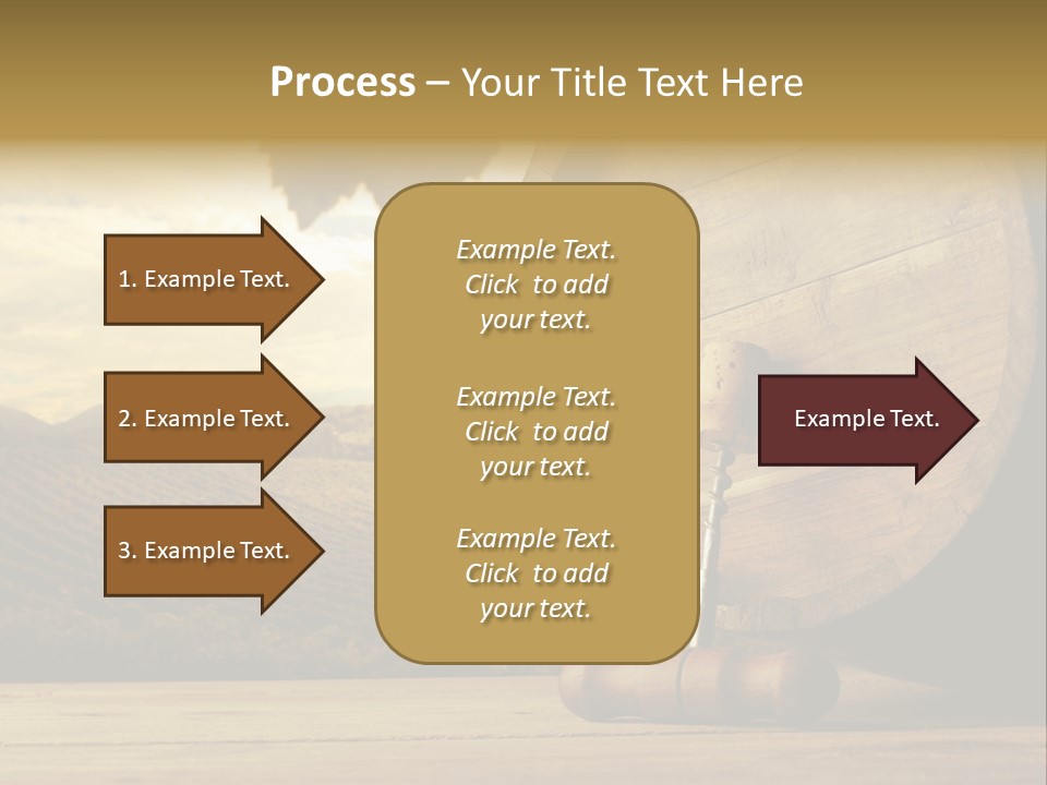 Nobody Wood Keg PowerPoint Template