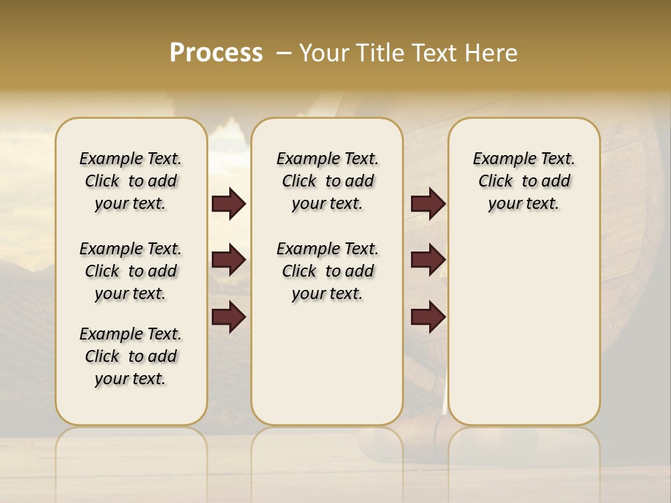 Nobody Wood Keg PowerPoint Template