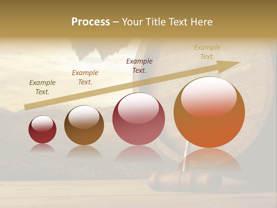 Nobody Wood Keg PowerPoint Template