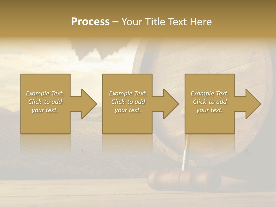 Nobody Wood Keg PowerPoint Template