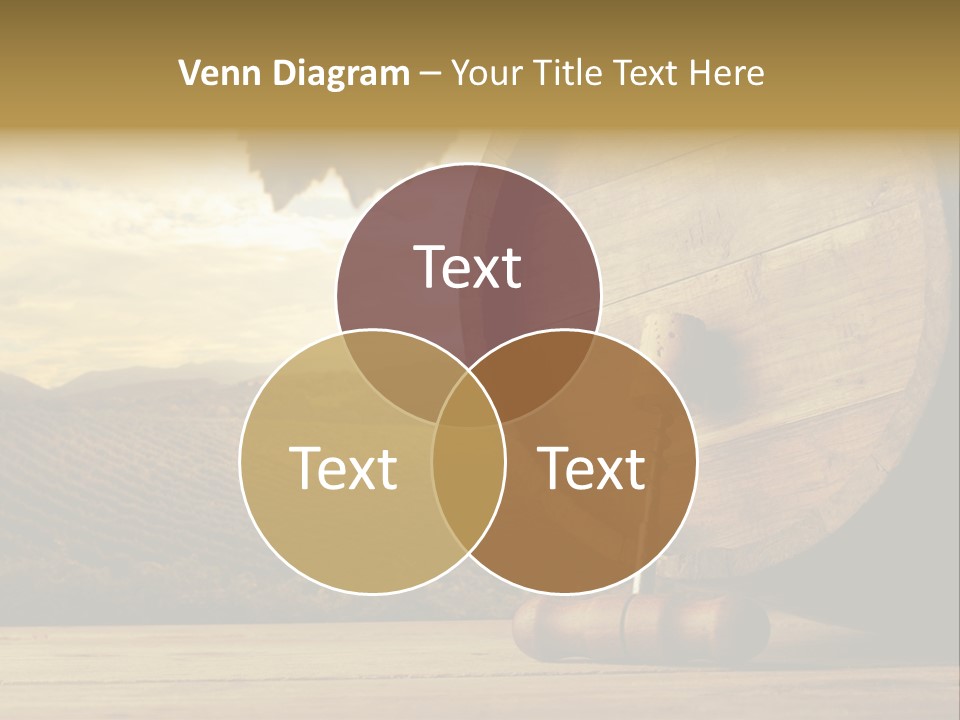 Nobody Wood Keg PowerPoint Template