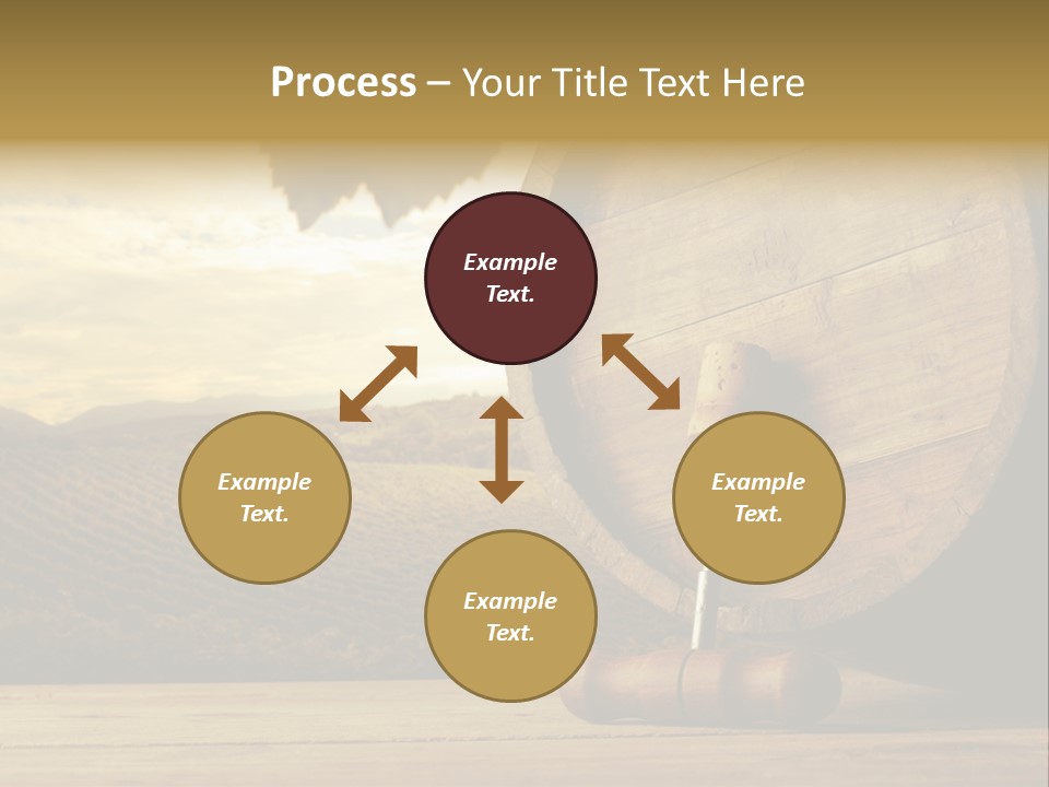 Nobody Wood Keg PowerPoint Template
