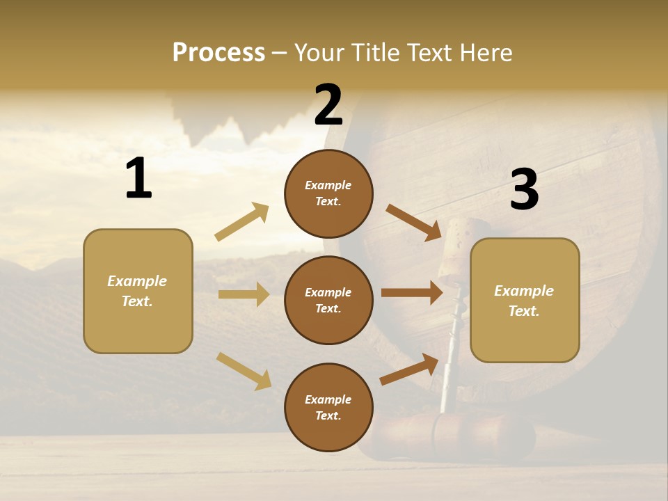 Nobody Wood Keg PowerPoint Template