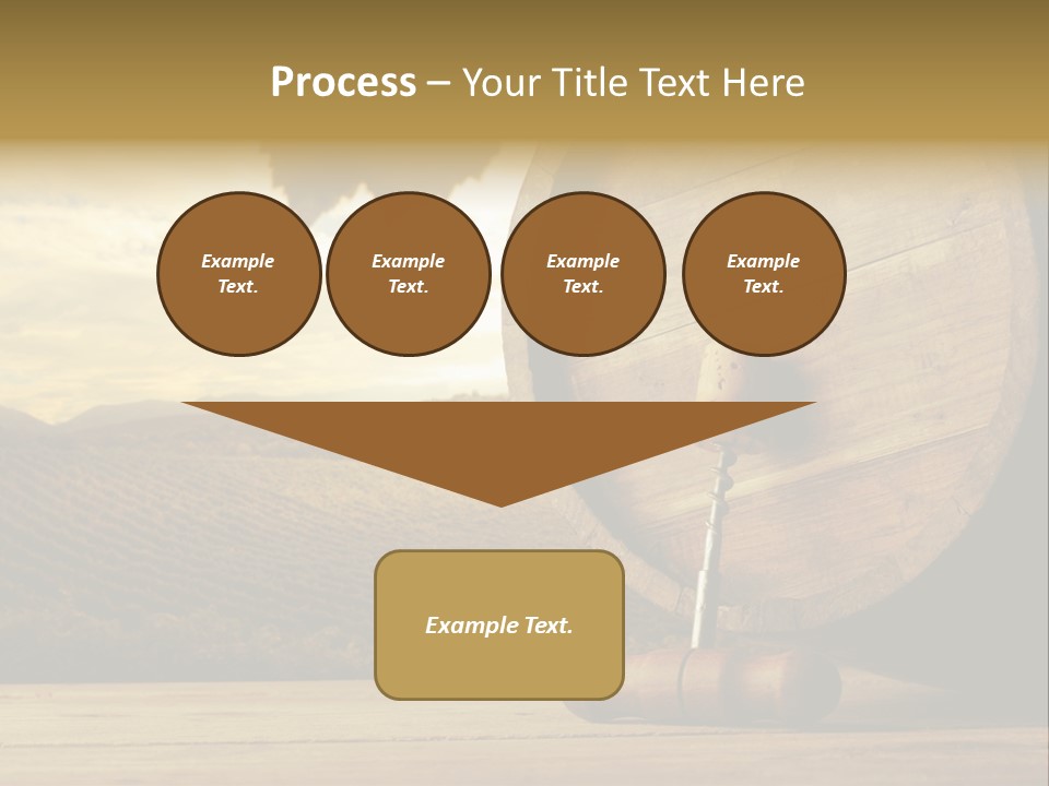 Nobody Wood Keg PowerPoint Template