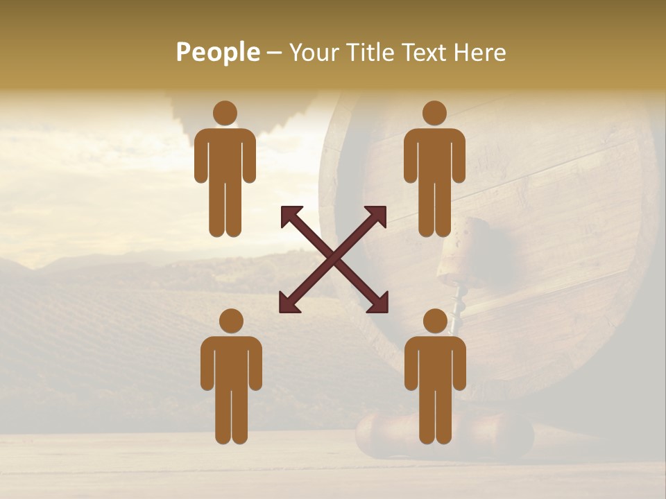 Nobody Wood Keg PowerPoint Template