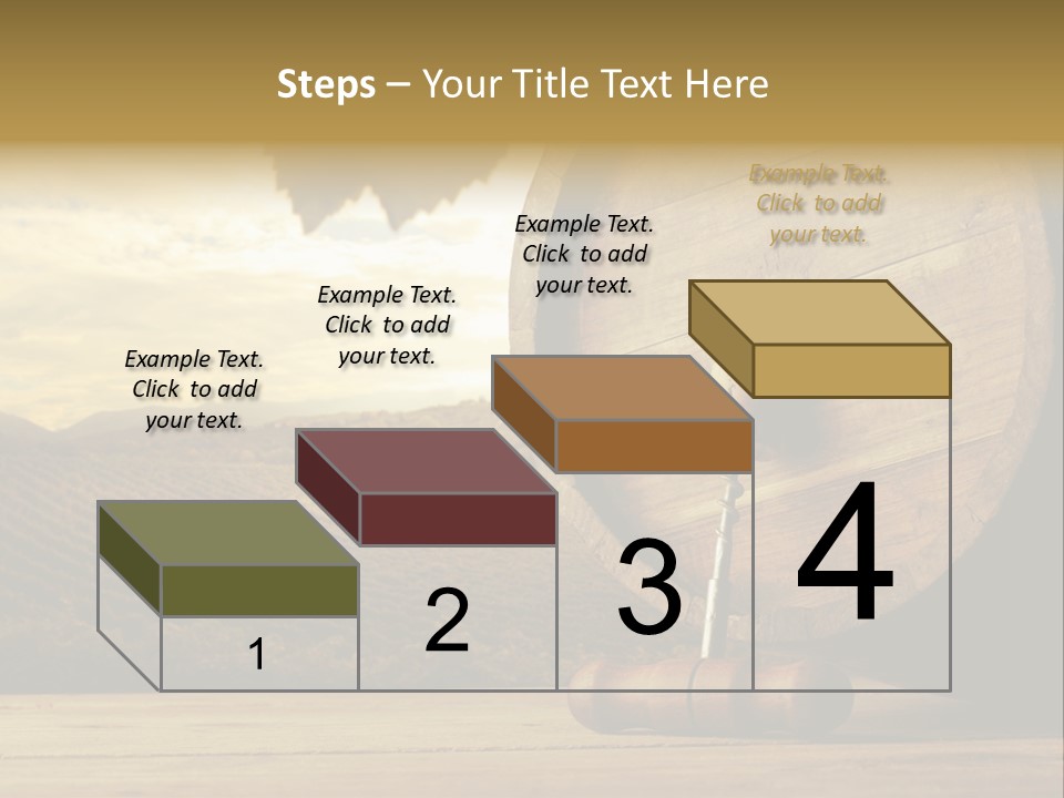Nobody Wood Keg PowerPoint Template