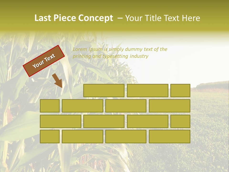 Field Sky Garden PowerPoint Template