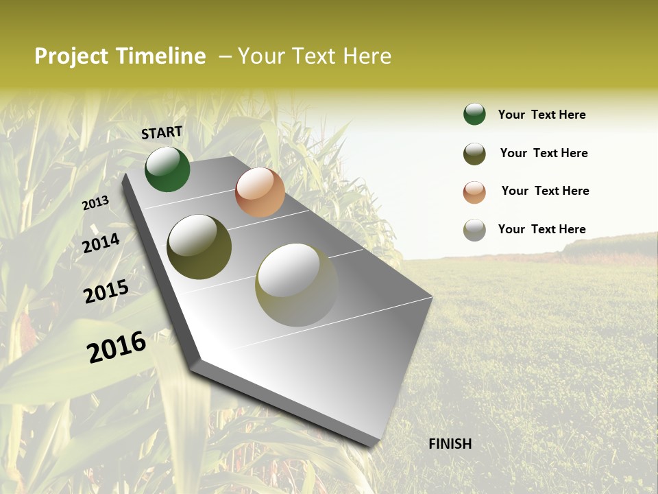 Field Sky Garden PowerPoint Template