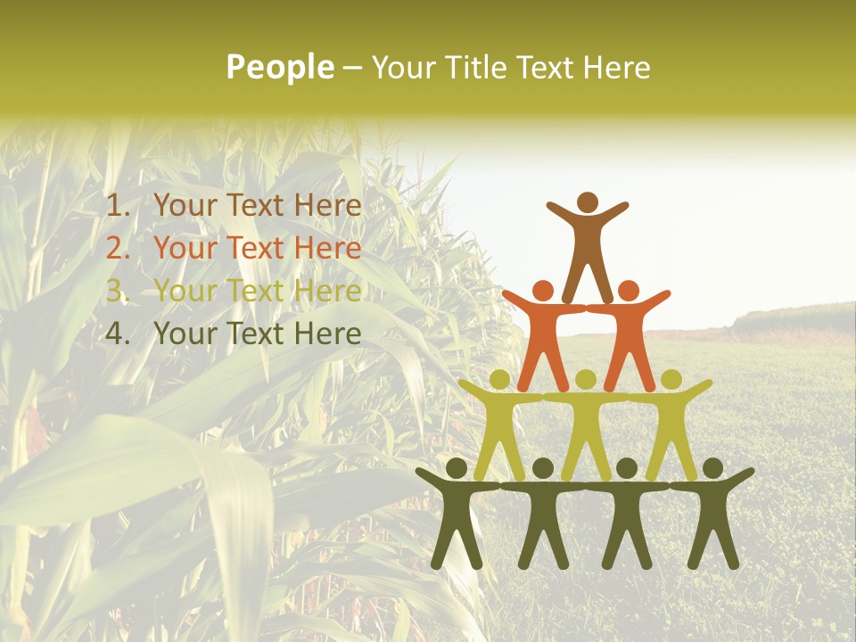 Field Sky Garden PowerPoint Template