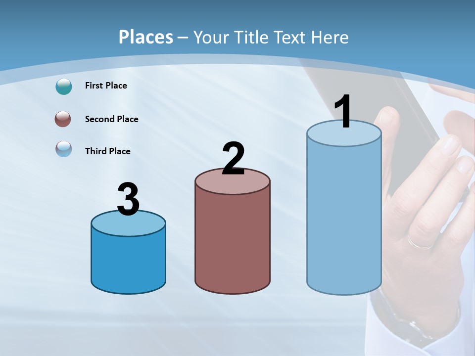 Telephony Woman Technology PowerPoint Template