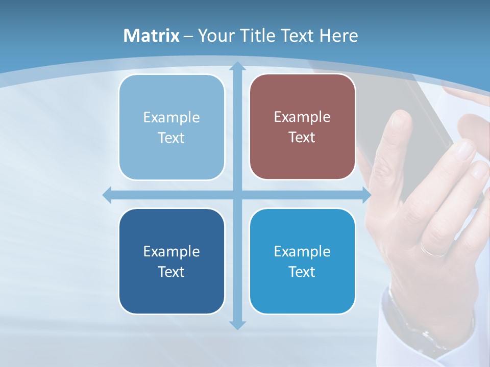 Telephony Woman Technology PowerPoint Template
