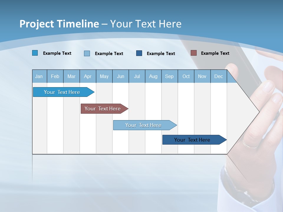 Telephony Woman Technology PowerPoint Template