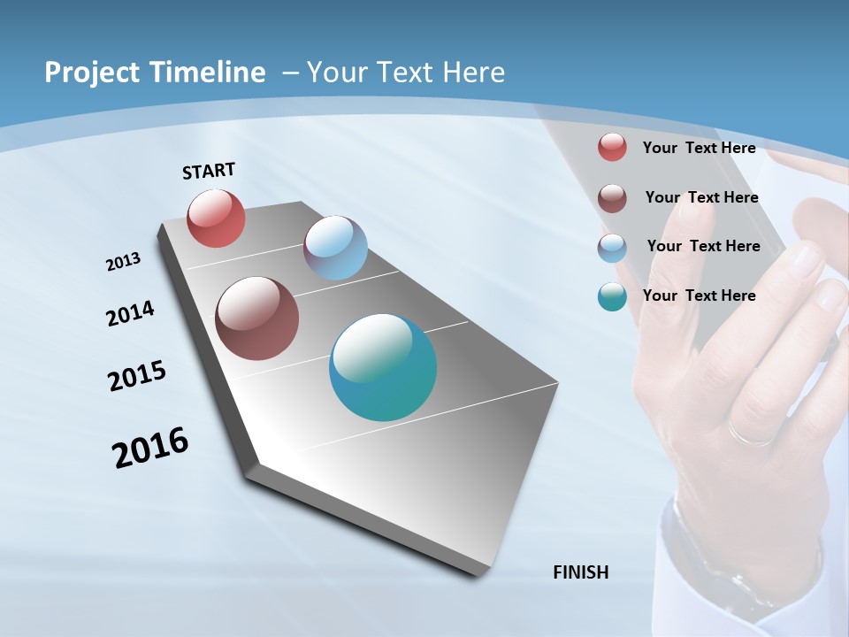 Telephony Woman Technology PowerPoint Template