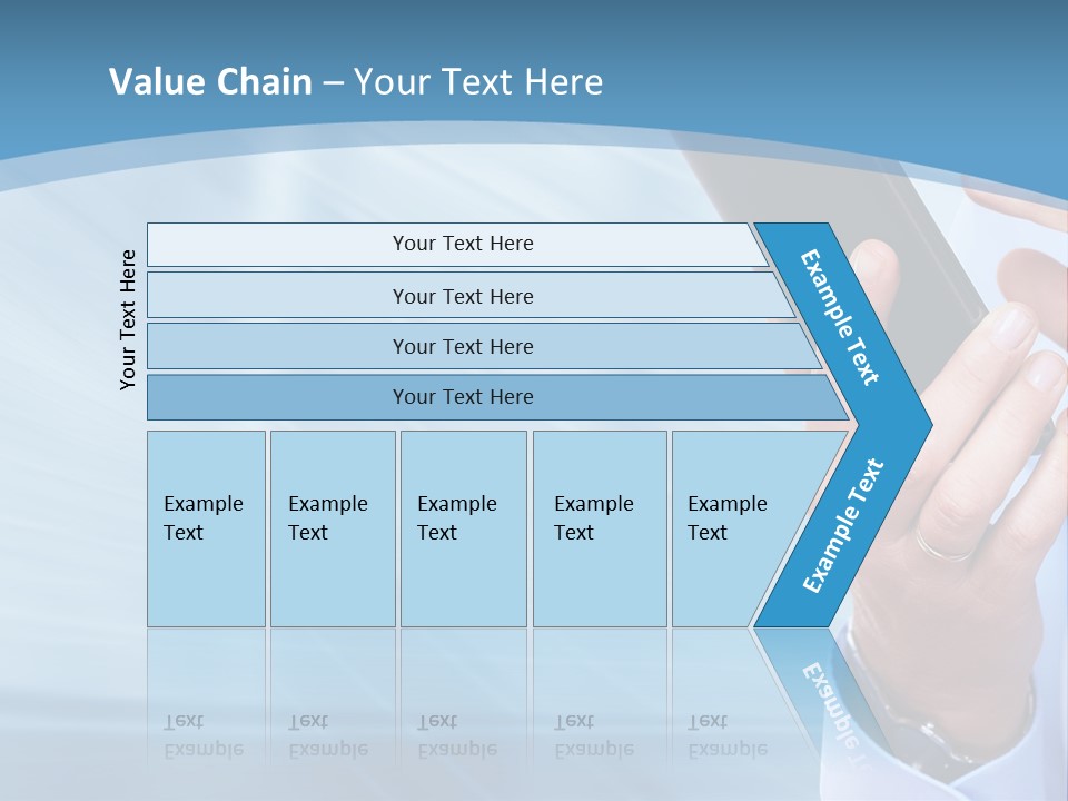 Telephony Woman Technology PowerPoint Template