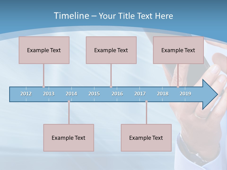 Telephony Woman Technology PowerPoint Template