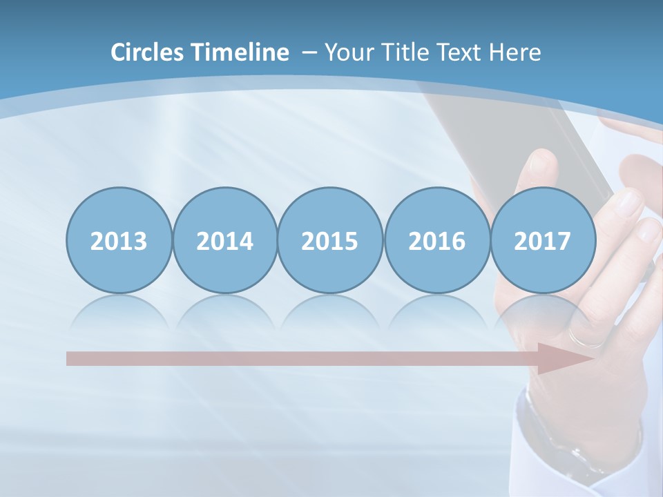 Telephony Woman Technology PowerPoint Template