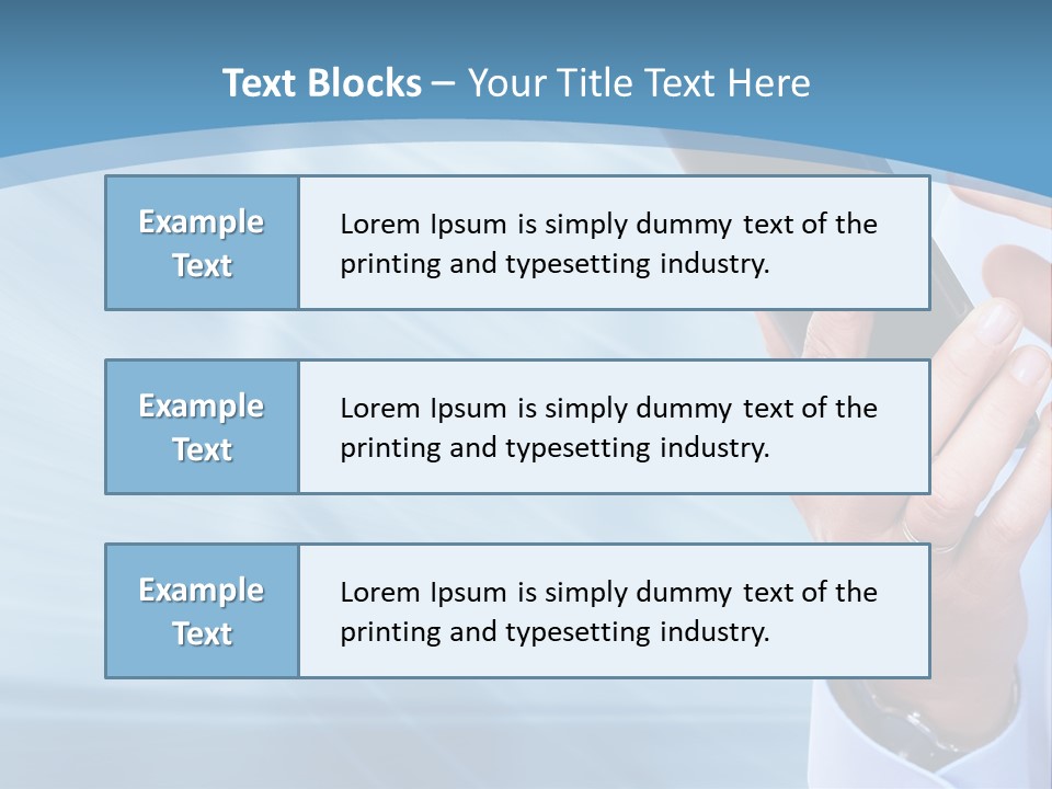 Telephony Woman Technology PowerPoint Template