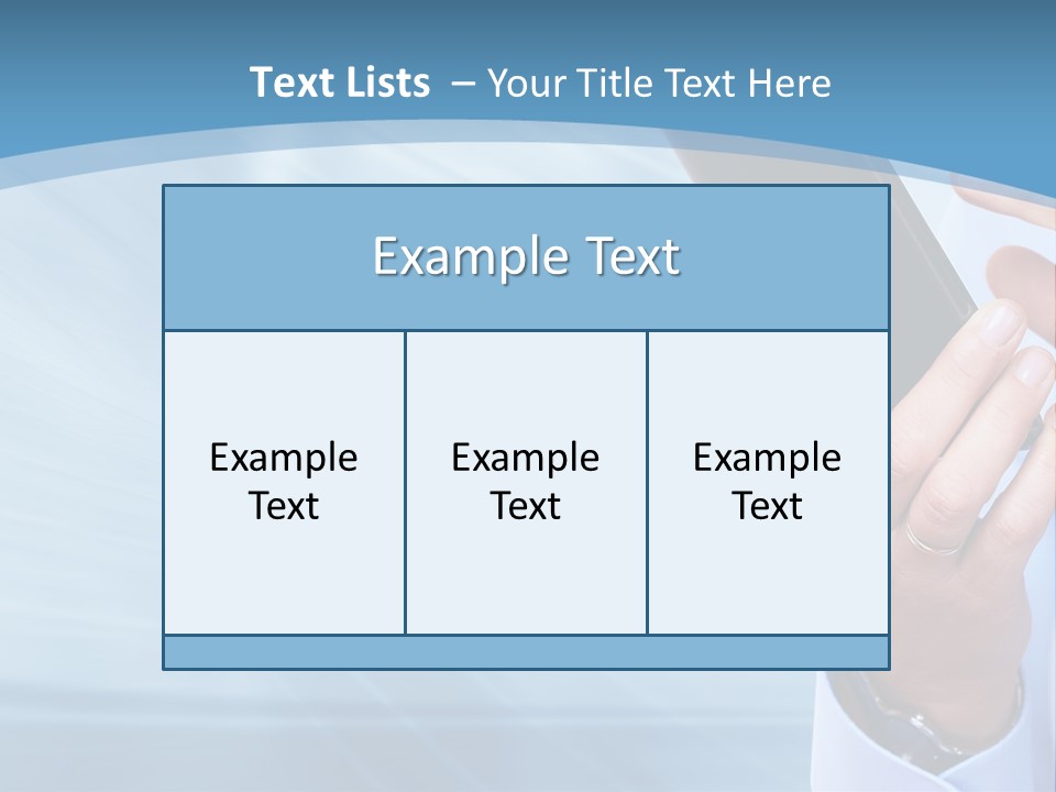 Telephony Woman Technology PowerPoint Template