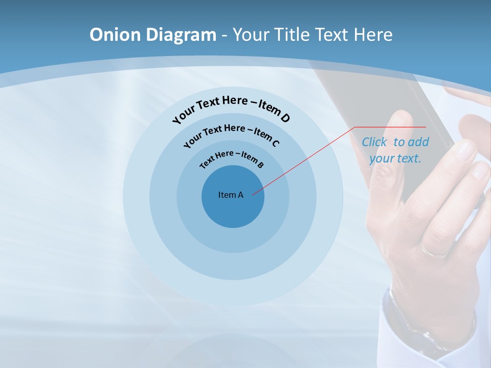 Telephony Woman Technology PowerPoint Template
