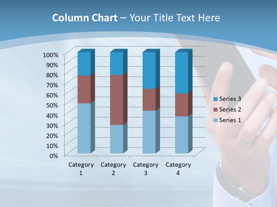 Telephony Woman Technology PowerPoint Template