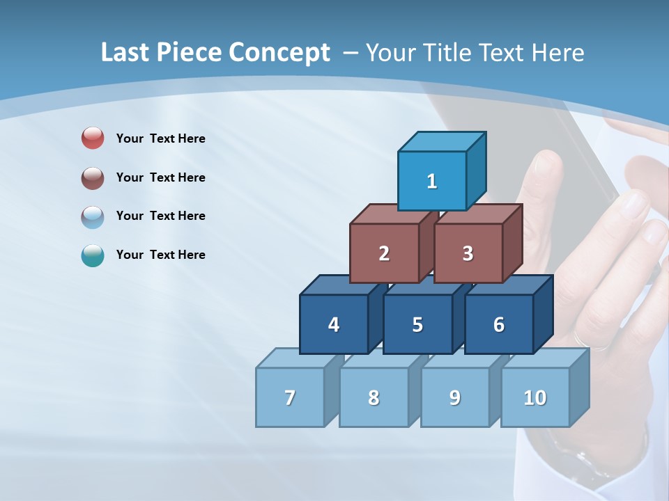 Telephony Woman Technology PowerPoint Template