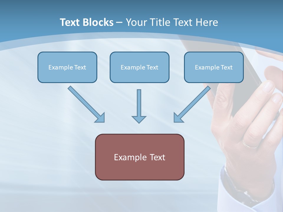 Telephony Woman Technology PowerPoint Template