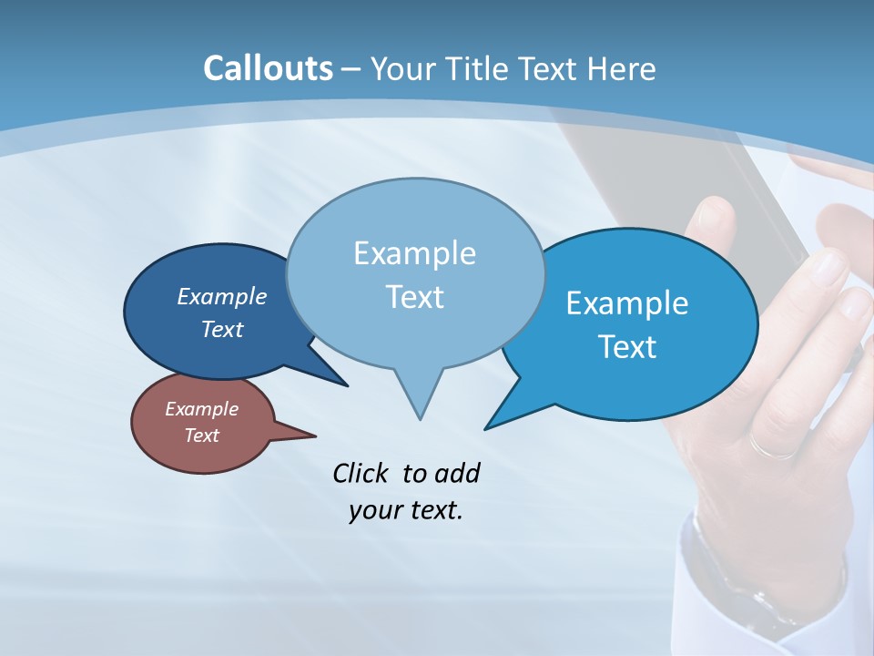 Telephony Woman Technology PowerPoint Template