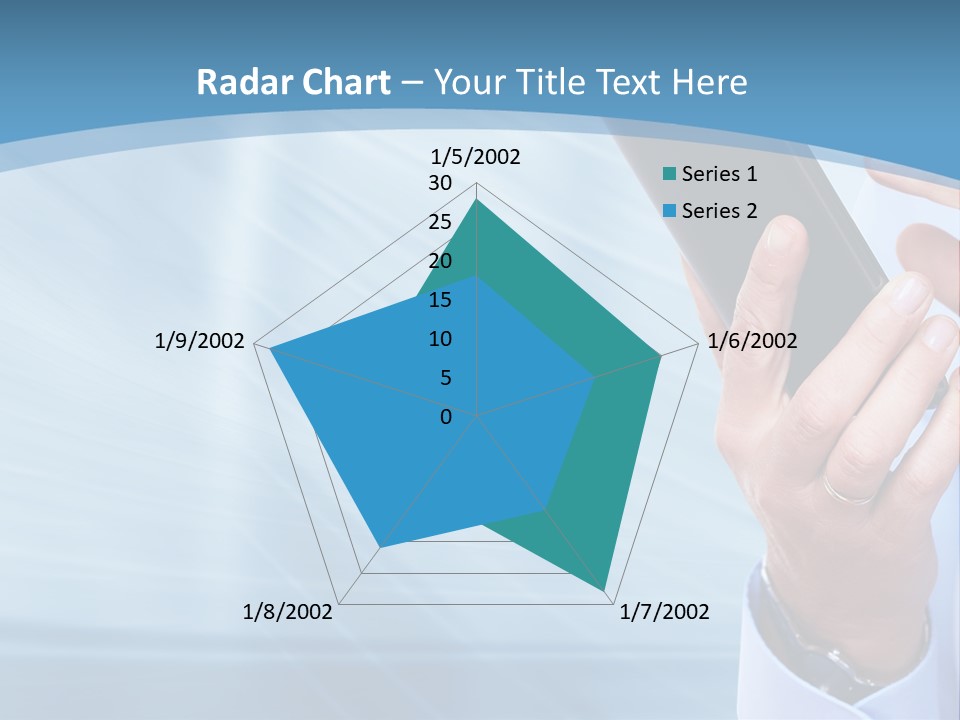 Telephony Woman Technology PowerPoint Template