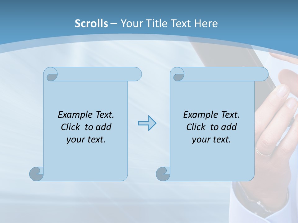 Telephony Woman Technology PowerPoint Template