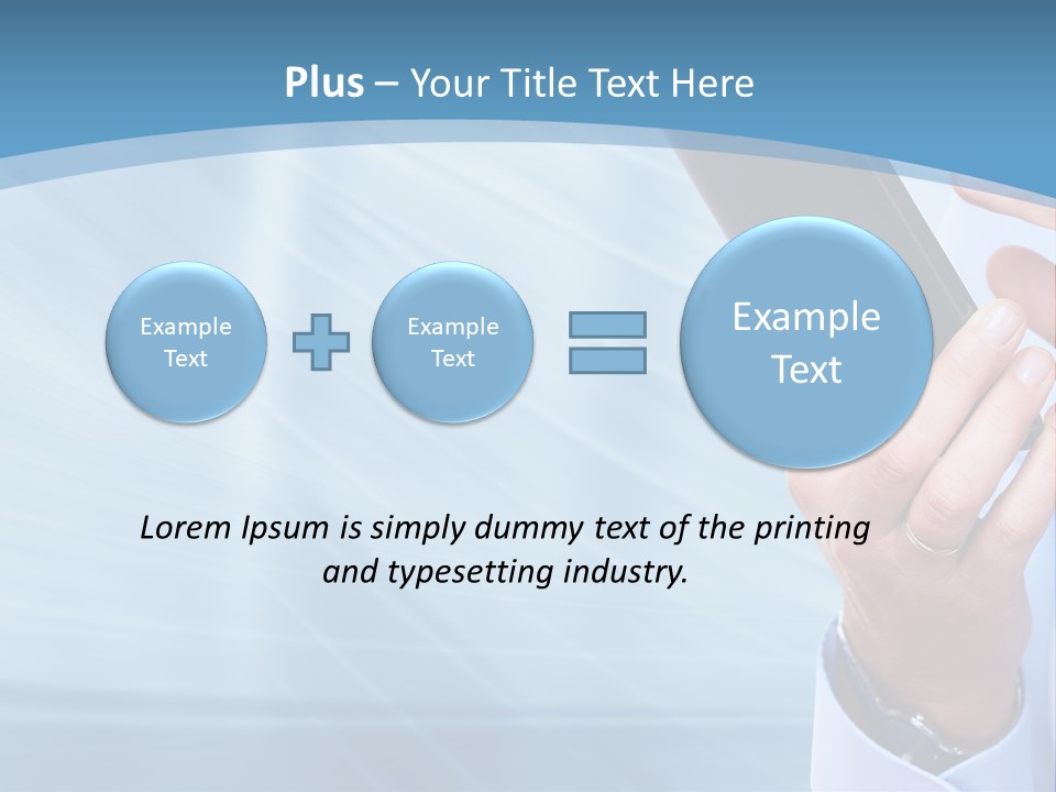 Telephony Woman Technology PowerPoint Template